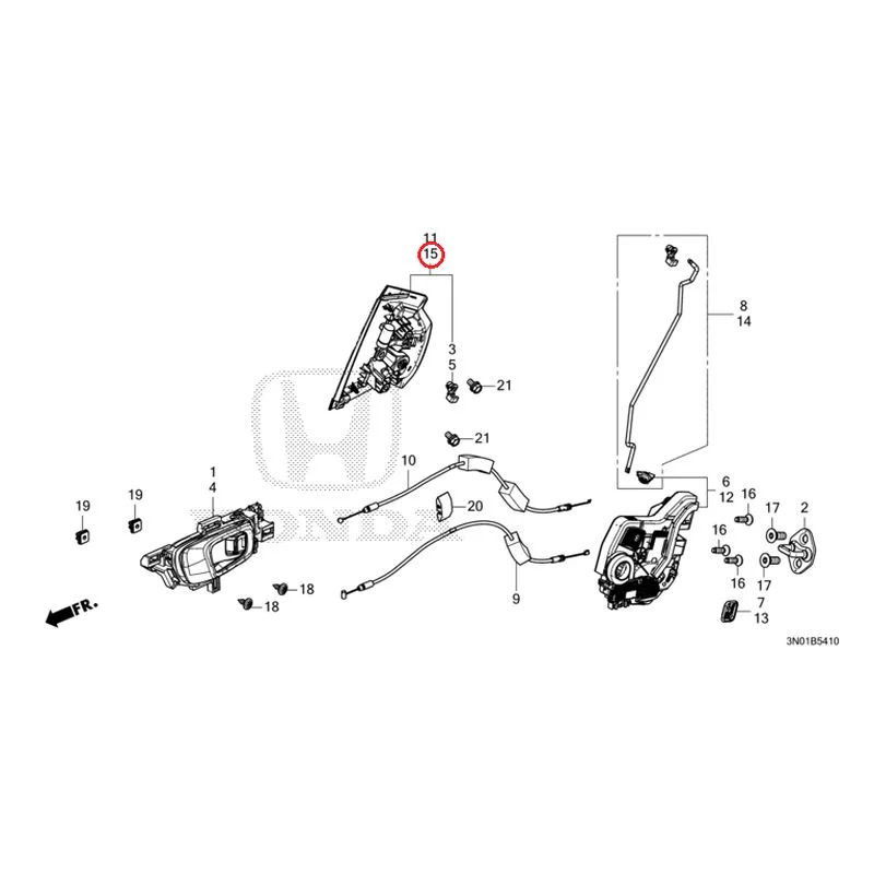 [NEW] JDM HONDA VEZEL e:HEV RV5 2025 Rear Door Locks/Outer Handles GENUINE OEM - Image 16