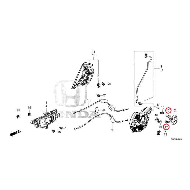 [NEW] JDM HONDA VEZEL e:HEV RV5 2025 Rear Door Locks/Outer Handles GENUINE OEM - Image 18