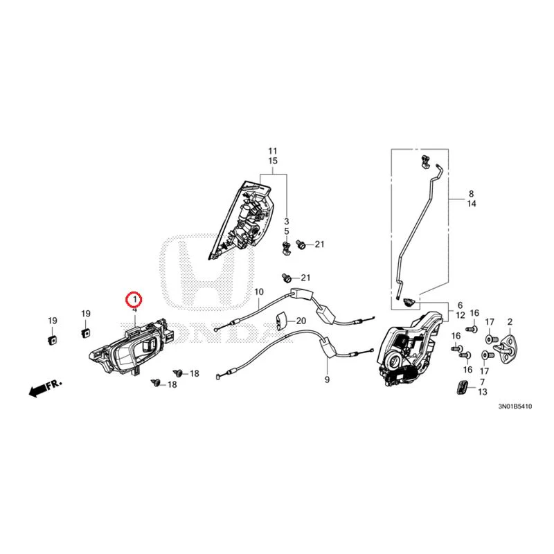 [NEW] JDM HONDA VEZEL e:HEV RV5 2025 Rear Door Locks/Outer Handles GENUINE OEM - Image 2