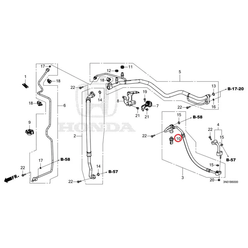 [NEW] JDM HONDA VEZEL e:HEV RV5 2025 Air conditioner (hoses/pipes) GENUINE OEM - Image 11