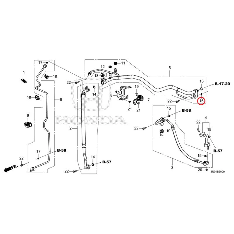[NEW] JDM HONDA VEZEL e:HEV RV5 2025 Air conditioner (hoses/pipes) GENUINE OEM - Image 17