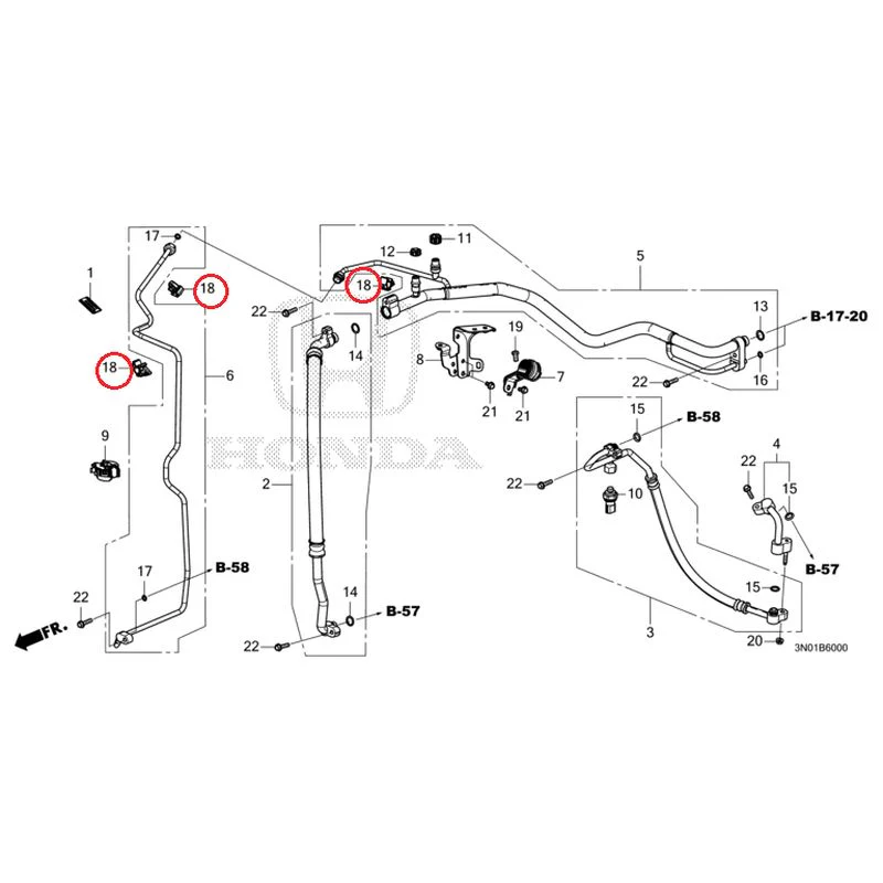 [NEW] JDM HONDA VEZEL e:HEV RV5 2025 Air conditioner (hoses/pipes) GENUINE OEM - Image 19