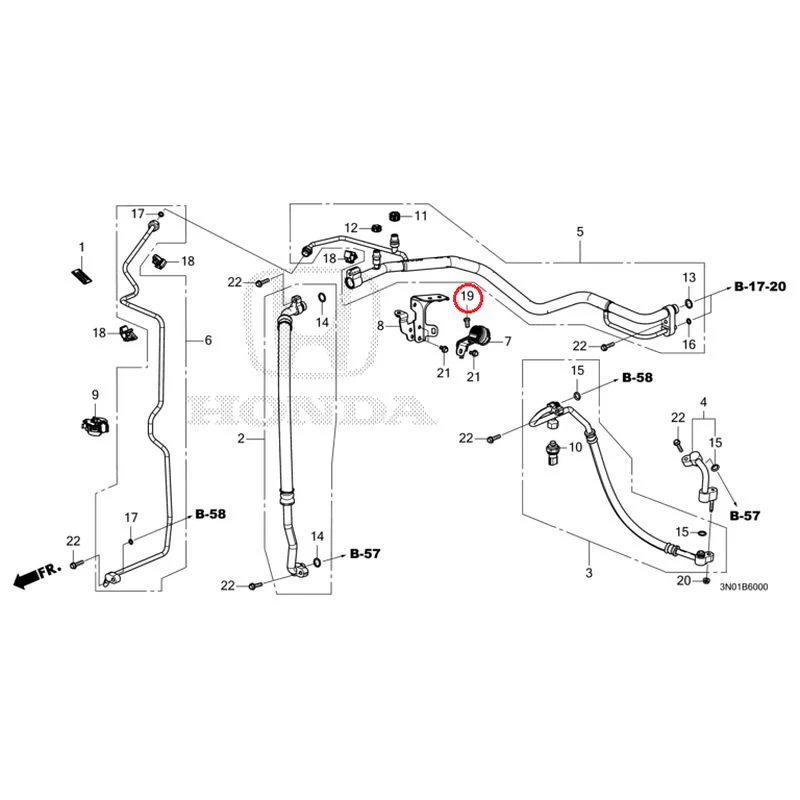 [NEW] JDM HONDA VEZEL e:HEV RV5 2025 Air conditioner (hoses/pipes) GENUINE OEM - Image 20