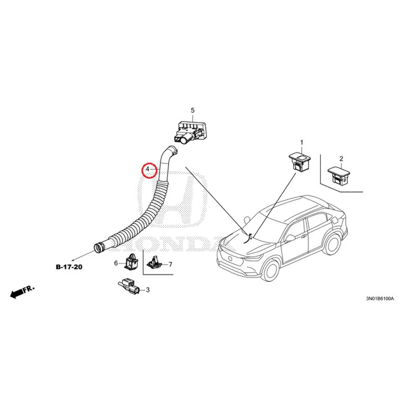 [NEW] JDM HONDA VEZEL e:HEV RV5 2025 Air conditioner (sensor) GENUINE OEM - Image 4