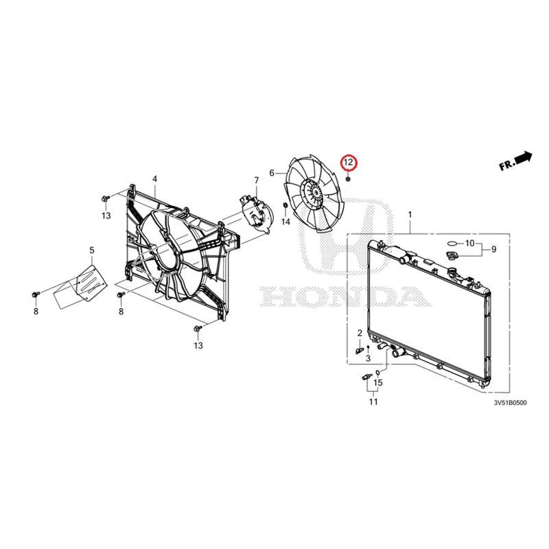 [NEW] JDM HONDA ZR-V e:HEV RZ4 2025 Radiator GENUINE OEM - Image 13