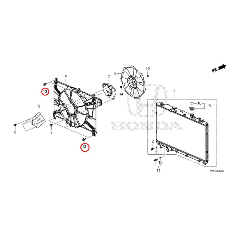 [NEW] JDM HONDA ZR-V e:HEV RZ4 2025 Radiator GENUINE OEM - Image 14