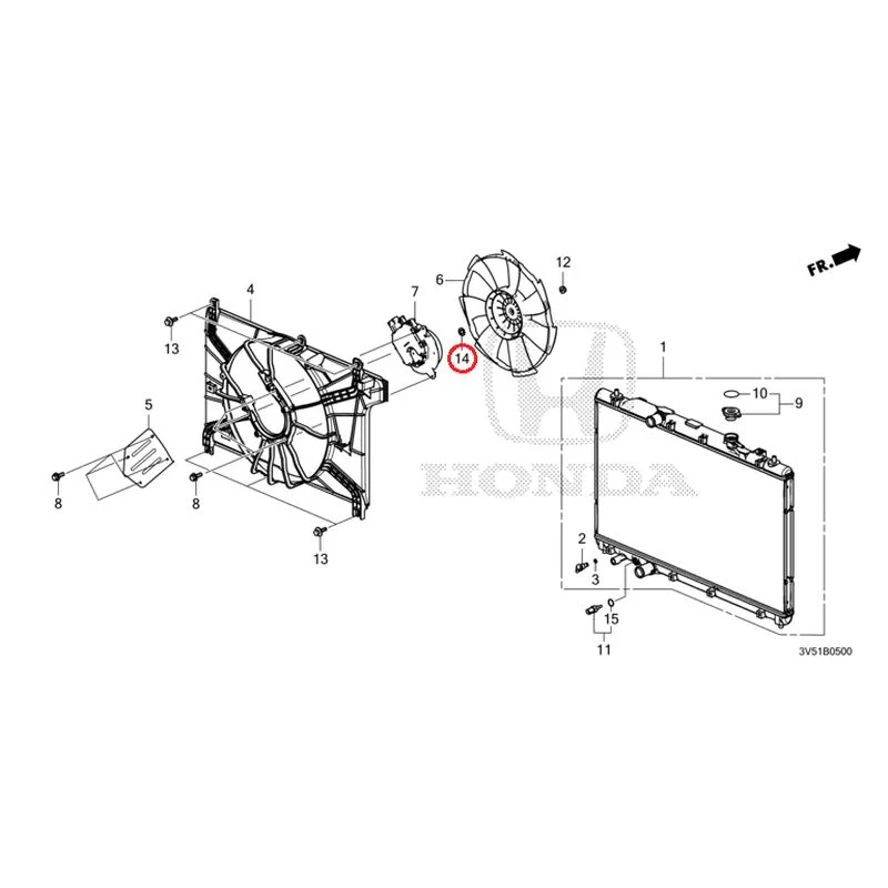 [NEW] JDM HONDA ZR-V e:HEV RZ4 2025 Radiator GENUINE OEM - Image 15