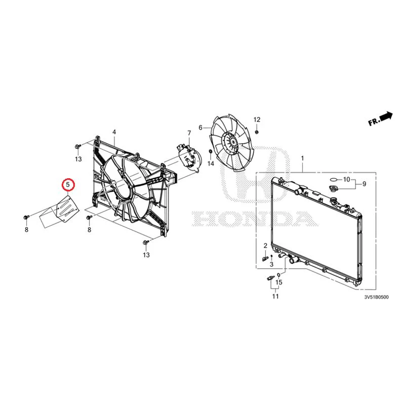 [NEW] JDM HONDA ZR-V e:HEV RZ4 2025 Radiator GENUINE OEM - Image 6