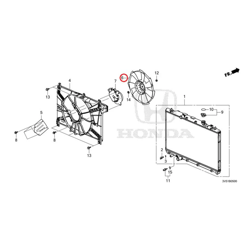 [NEW] JDM HONDA ZR-V e:HEV RZ4 2025 Radiator GENUINE OEM - Image 7