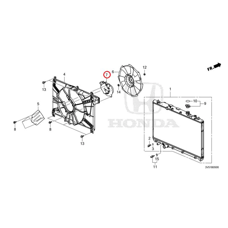 [NEW] JDM HONDA ZR-V e:HEV RZ4 2025 Radiator GENUINE OEM - Image 8
