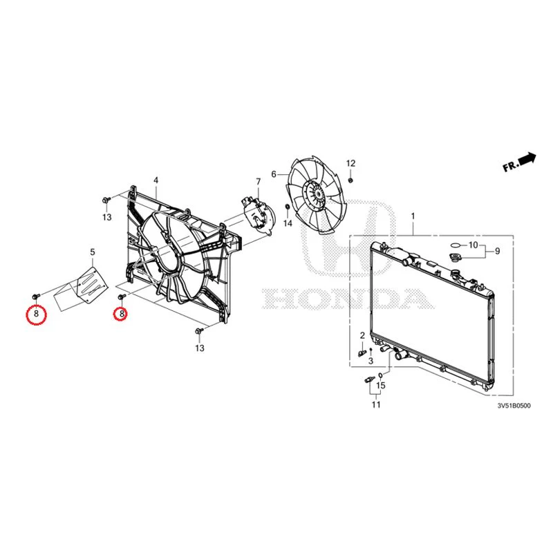 [NEW] JDM HONDA ZR-V e:HEV RZ4 2025 Radiator GENUINE OEM - Image 9