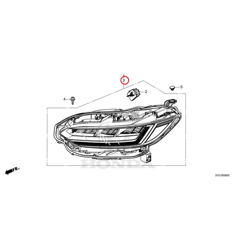 [NEW] JDM HONDA ZR-V e:HEV RZ4 2025 Headlight GENUINE OEM - Image 6