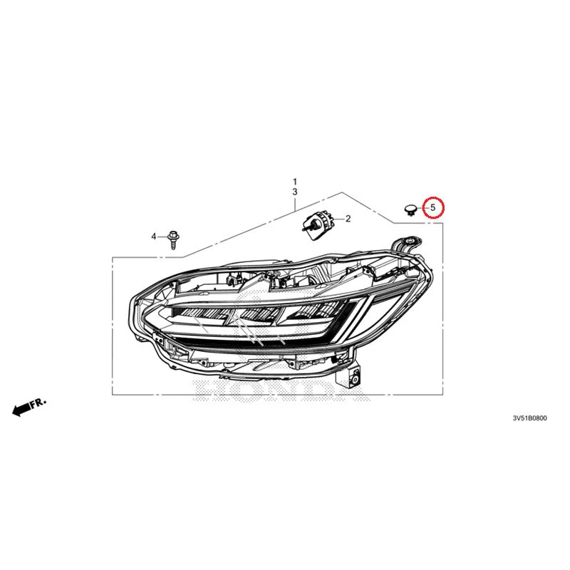 [NEW] JDM HONDA ZR-V e:HEV RZ4 2025 Headlight GENUINE OEM - Image 8