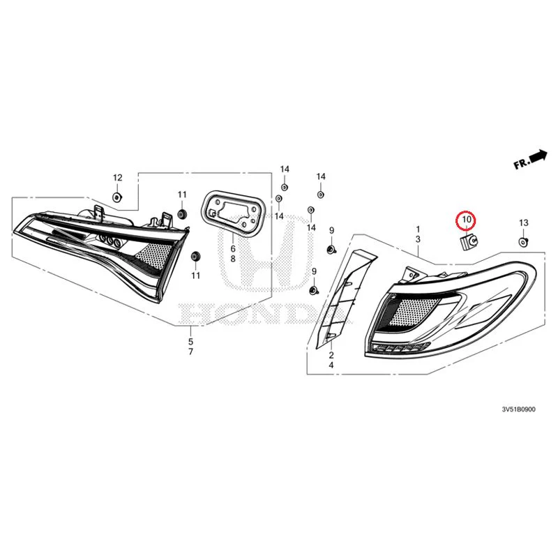[NEW] JDM HONDA ZR-V e:HEV RZ4 2025 Taillights GENUINE OEM - Image 11