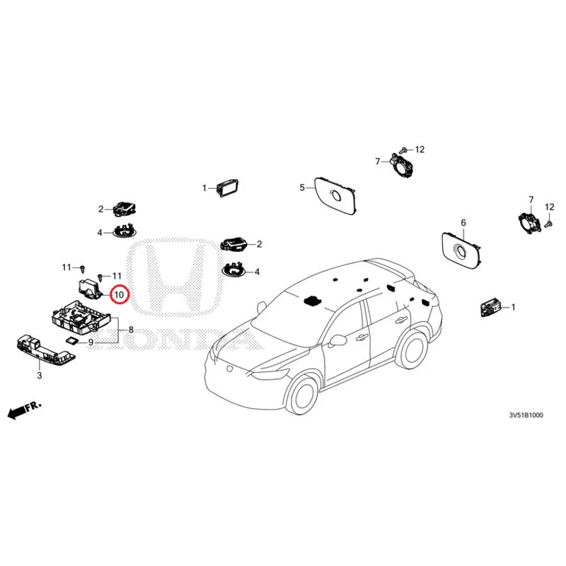[NEW] JDM HONDA ZR-V e:HEV RZ4 2025 Interior Lights GENUINE OEM - Image 11