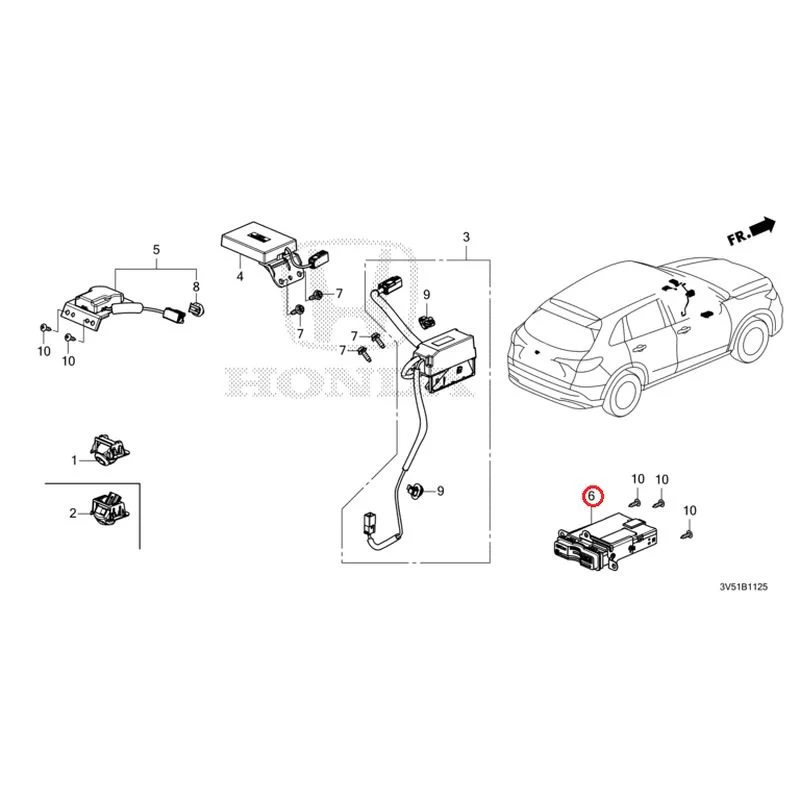 [NEW] JDM HONDA ZR-V e:HEV RZ4 2025 Rear View Camera/Gnss Antenna GENUINE OEM - Image 6