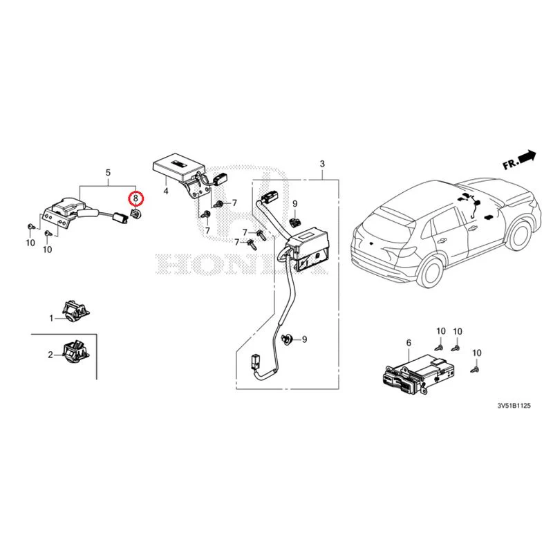 [NEW] JDM HONDA ZR-V e:HEV RZ4 2025 Rear View Camera/Gnss Antenna GENUINE OEM - Image 8