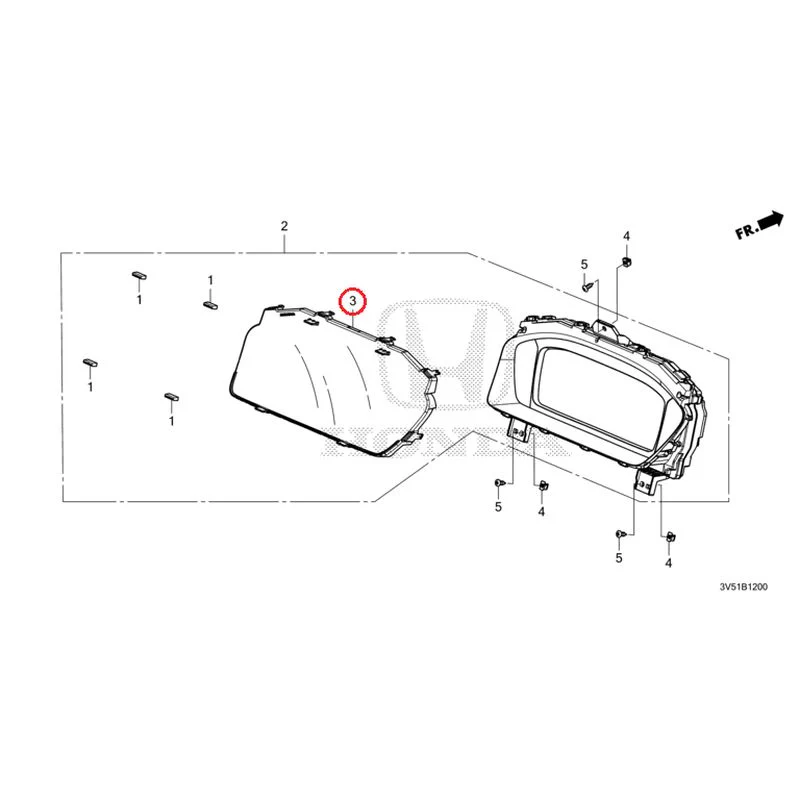 [NEW] JDM HONDA ZR-V e:HEV RZ4 2025 Meter GENUINE OEM - Image 4