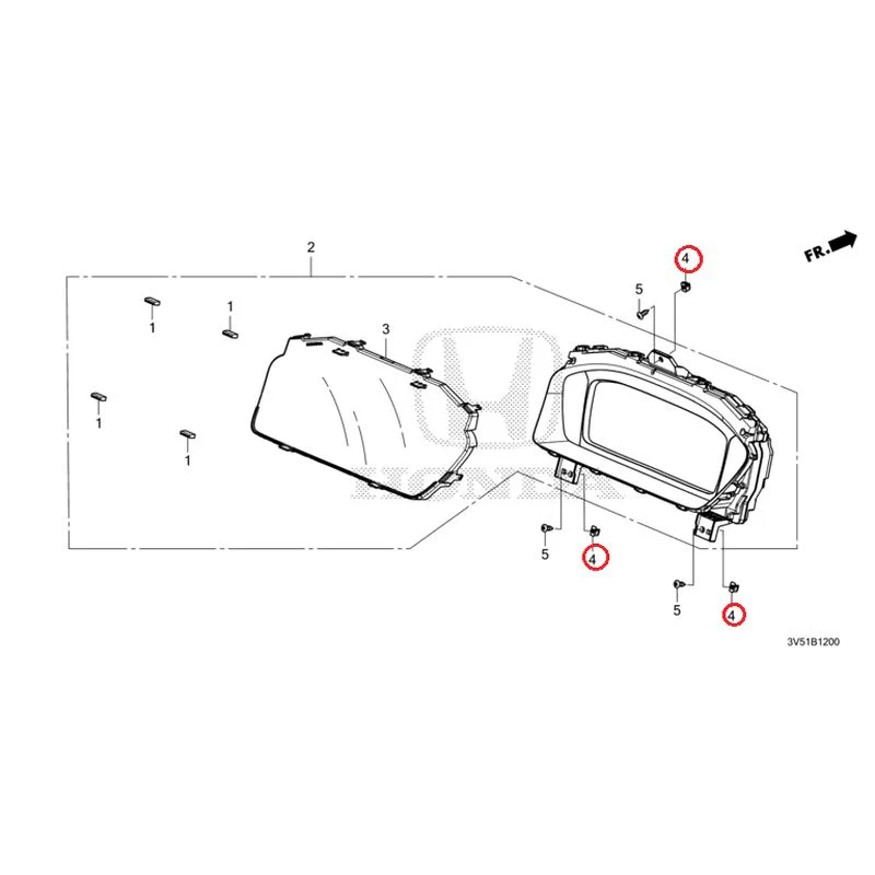[NEW] JDM HONDA ZR-V e:HEV RZ4 2025 Meter GENUINE OEM - Image 5