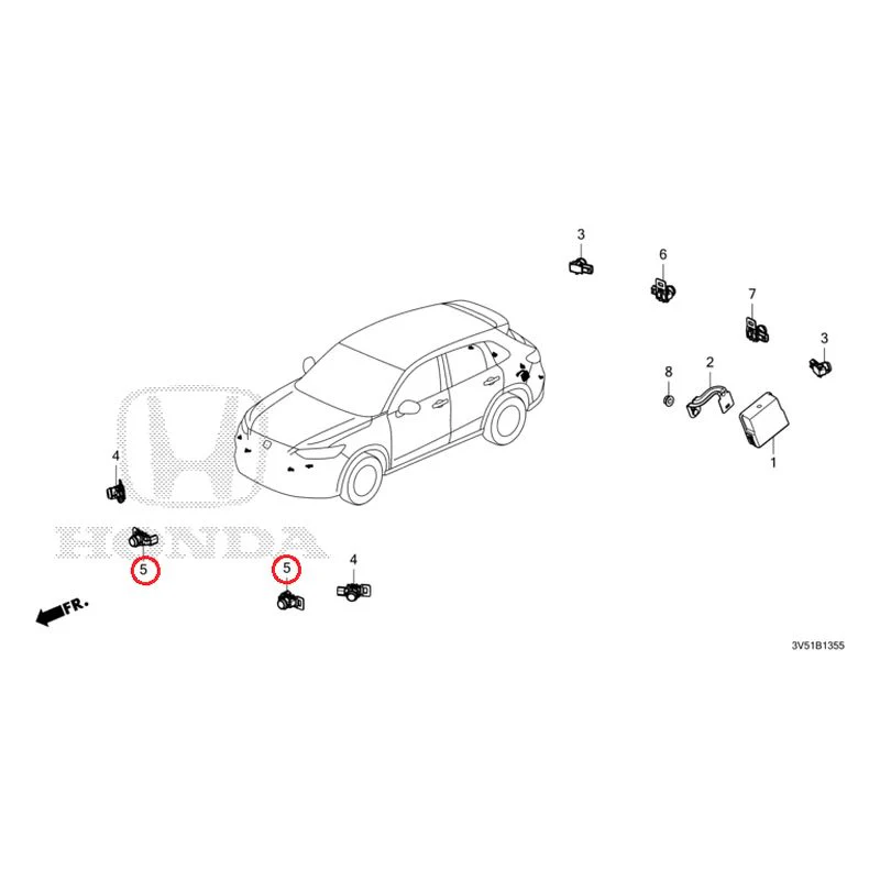 [NEW] JDM HONDA ZR-V e:HEV RZ4 2025 Parking Sensor GENUINE OEM - Image 18