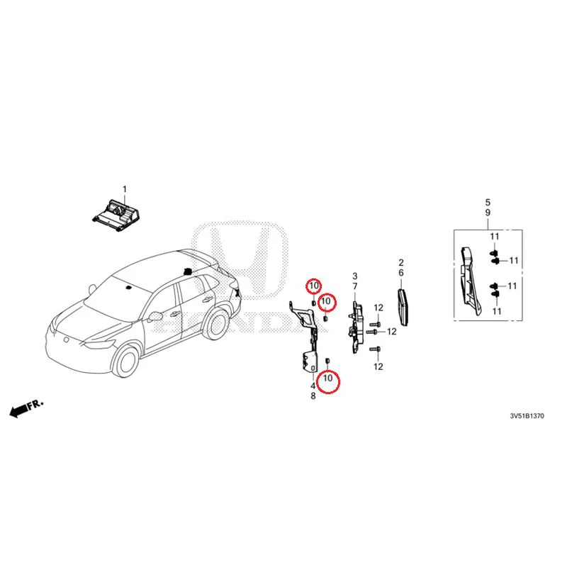 [NEW] JDM HONDA ZR-V e:HEV RZ4 2025 Radar/Camera GENUINE OEM - Image 11