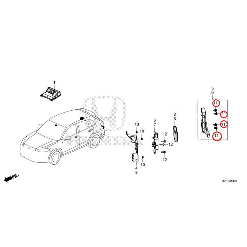 [NEW] JDM HONDA ZR-V e:HEV RZ4 2025 Radar/Camera GENUINE OEM - Image 12