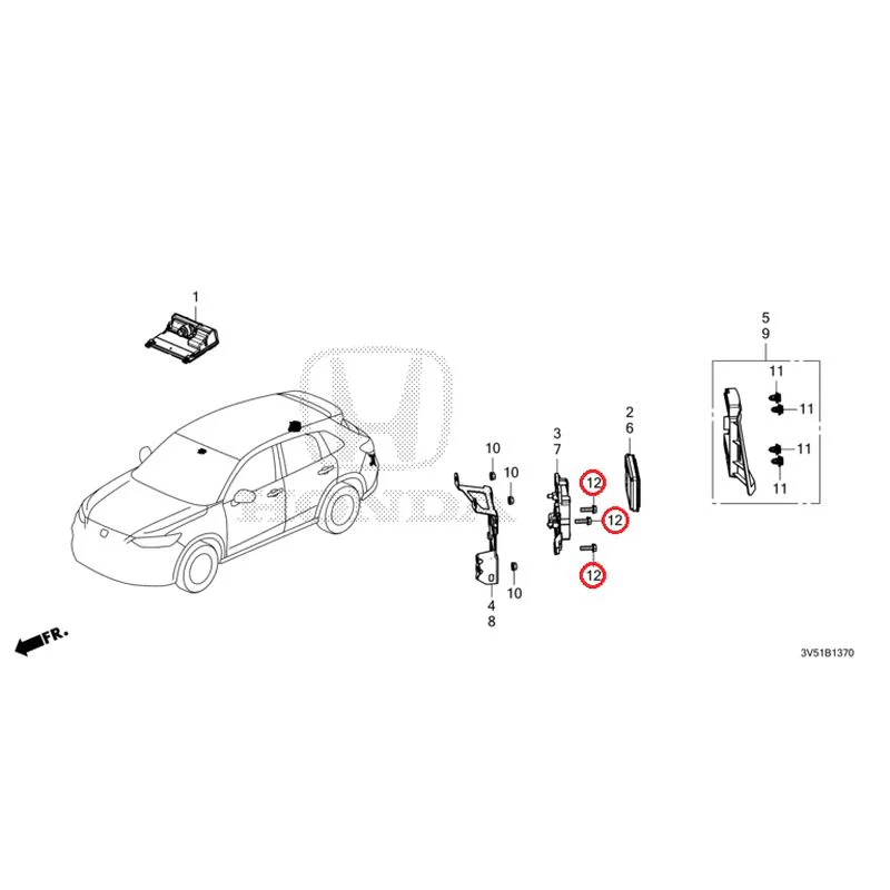 [NEW] JDM HONDA ZR-V e:HEV RZ4 2025 Radar/Camera GENUINE OEM - Image 13