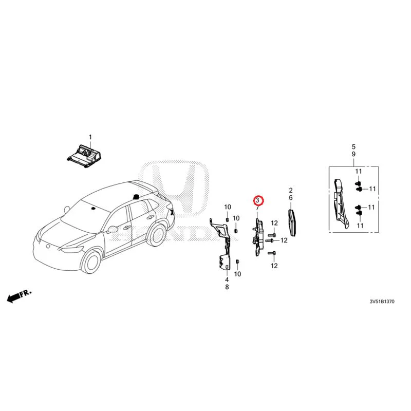 [NEW] JDM HONDA ZR-V e:HEV RZ4 2025 Radar/Camera GENUINE OEM - Image 4