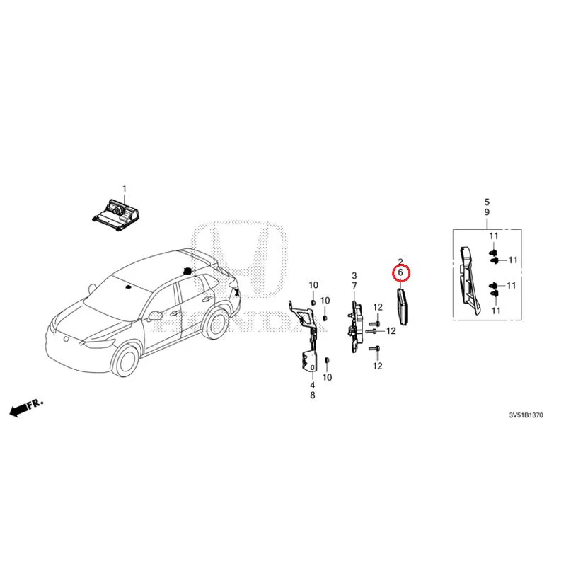 [NEW] JDM HONDA ZR-V e:HEV RZ4 2025 Radar/Camera GENUINE OEM - Image 7