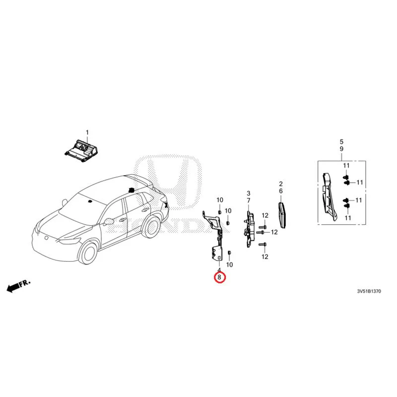 [NEW] JDM HONDA ZR-V e:HEV RZ4 2025 Radar/Camera GENUINE OEM - Image 9