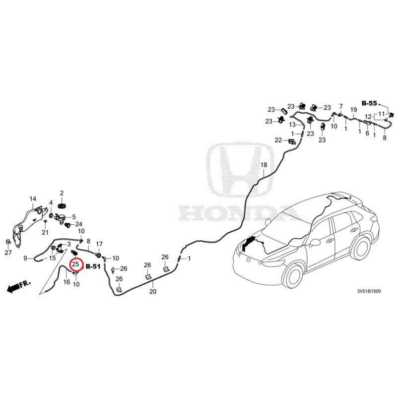 [NEW] JDM HONDA ZR-V e:HEV RZ4 2025 Windshield Washer GENUINE OEM - Image 26
