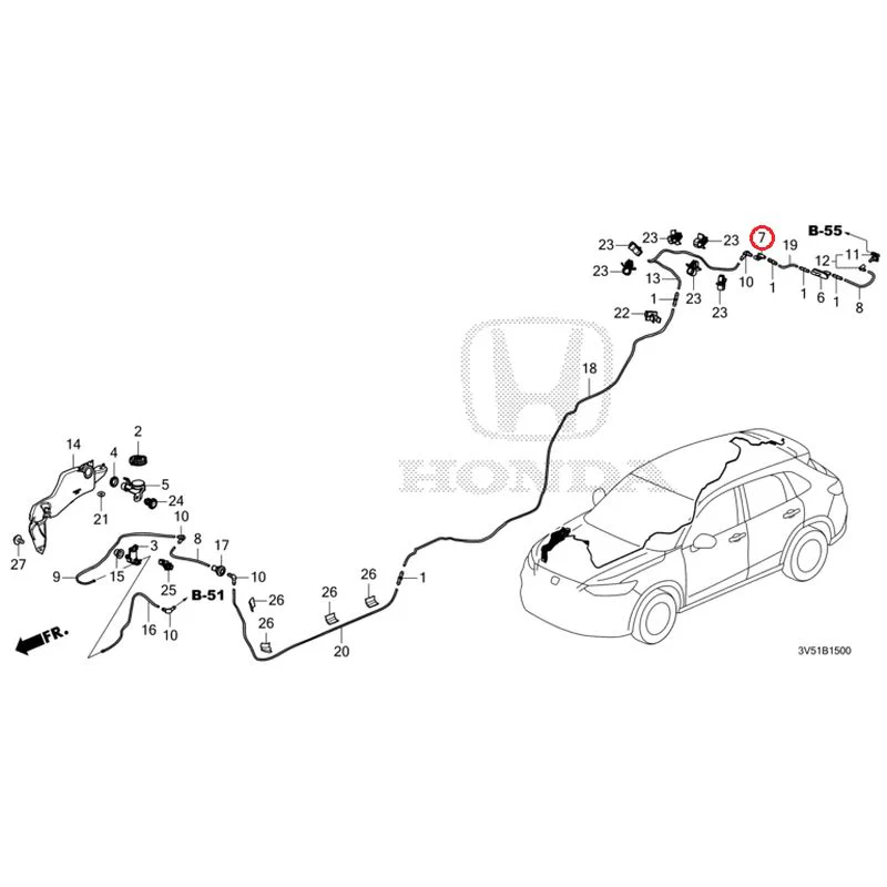 [NEW] JDM HONDA ZR-V e:HEV RZ4 2025 Windshield Washer GENUINE OEM - Image 8