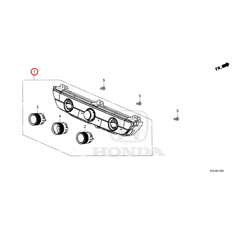 [NEW] JDM HONDA ZR-V e:HEV RZ4 2025 Auto Air Conditioner Control GENUINE OEM - Image 2