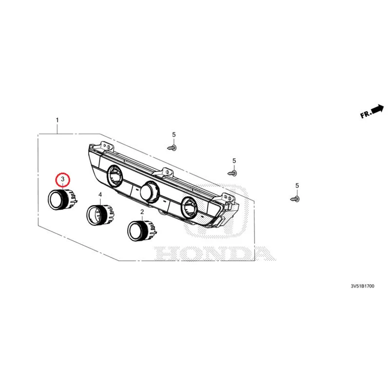 [NEW] JDM HONDA ZR-V e:HEV RZ4 2025 Auto Air Conditioner Control GENUINE OEM - Image 4