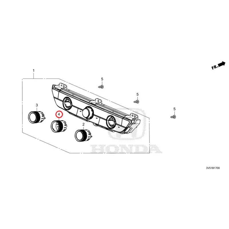 [NEW] JDM HONDA ZR-V e:HEV RZ4 2025 Auto Air Conditioner Control GENUINE OEM - Image 5