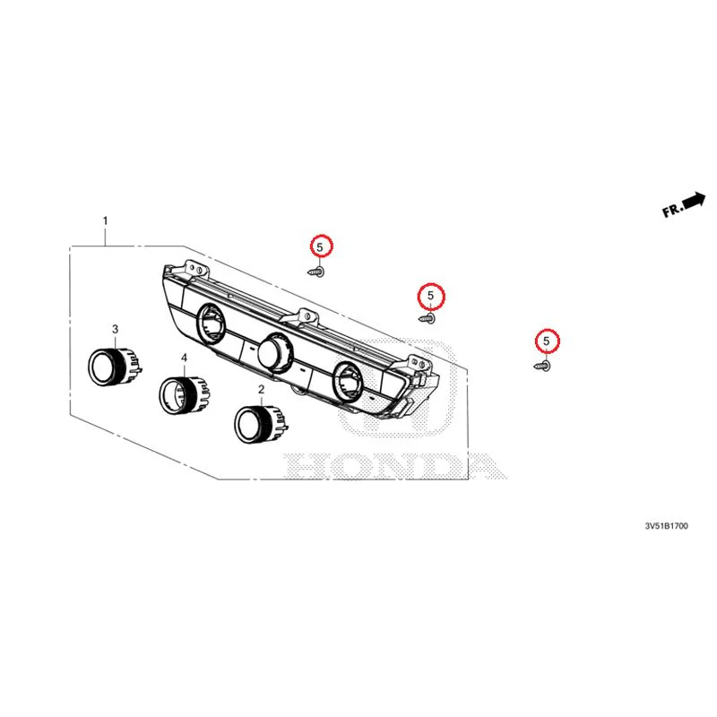 [NEW] JDM HONDA ZR-V e:HEV RZ4 2025 Auto Air Conditioner Control GENUINE OEM - Image 6
