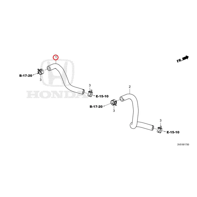 [NEW] JDM HONDA ZR-V e:HEV RZ4 2025 Water Hose GENUINE OEM - Image 2