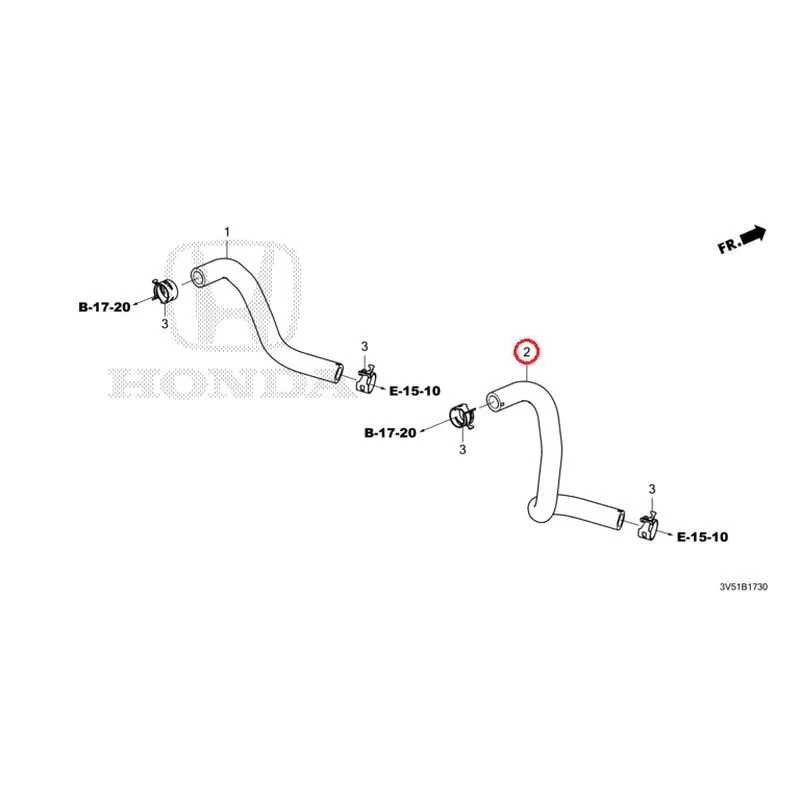 [NEW] JDM HONDA ZR-V e:HEV RZ4 2025 Water Hose GENUINE OEM - Image 3