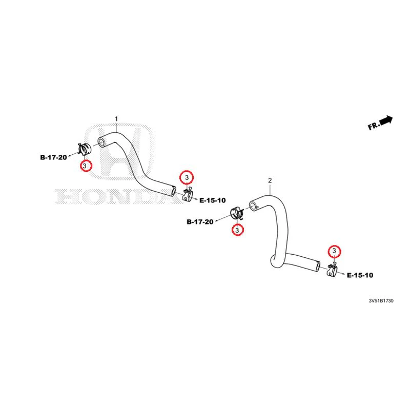 [NEW] JDM HONDA ZR-V e:HEV RZ4 2025 Water Hose GENUINE OEM - Image 4