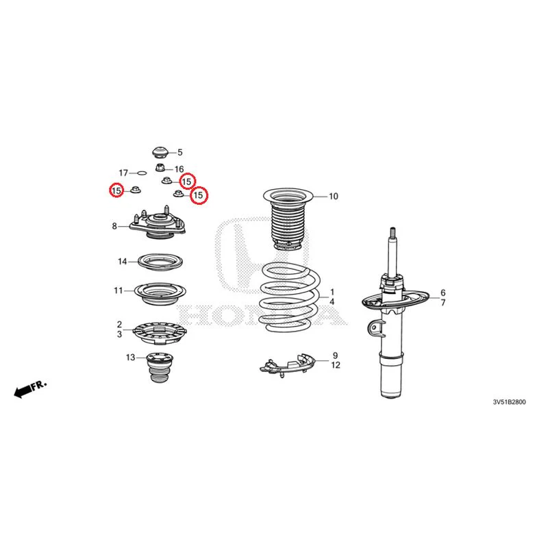 [NEW] JDM HONDA ZR-V e:HEV RZ4 2025 Front Damper GENUINE OEM - Image 16
