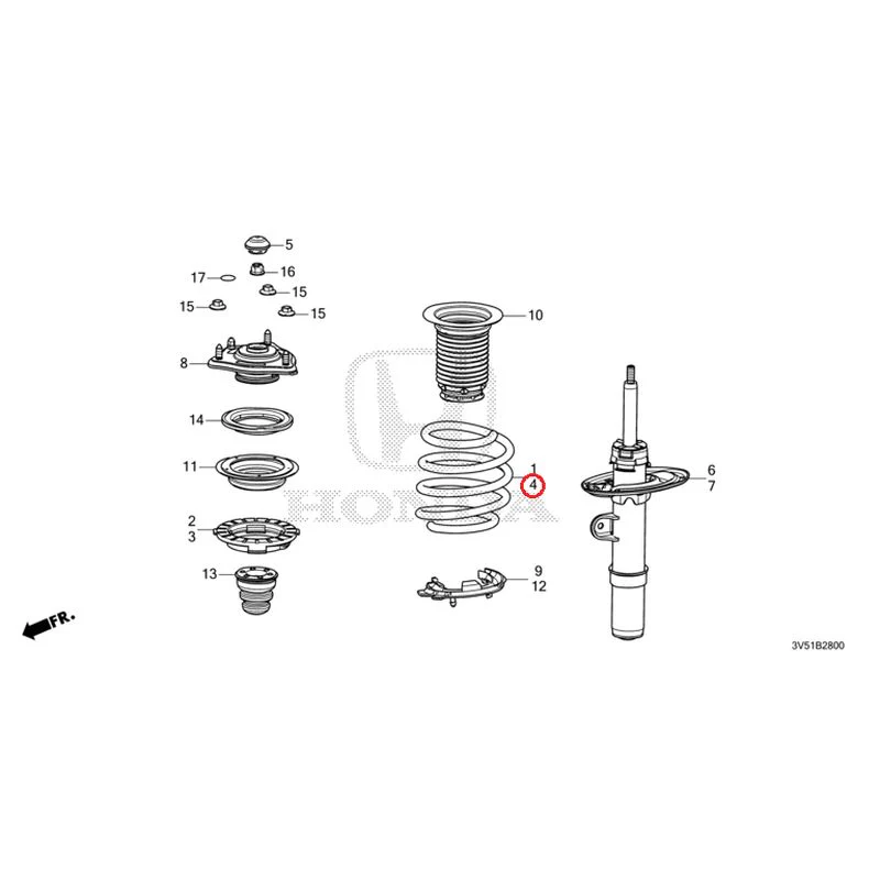 [NEW] JDM HONDA ZR-V e:HEV RZ4 2025 Front Damper GENUINE OEM - Image 5