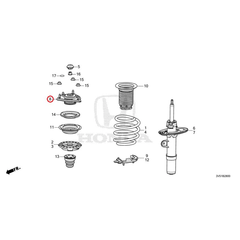 [NEW] JDM HONDA ZR-V e:HEV RZ4 2025 Front Damper GENUINE OEM - Image 9