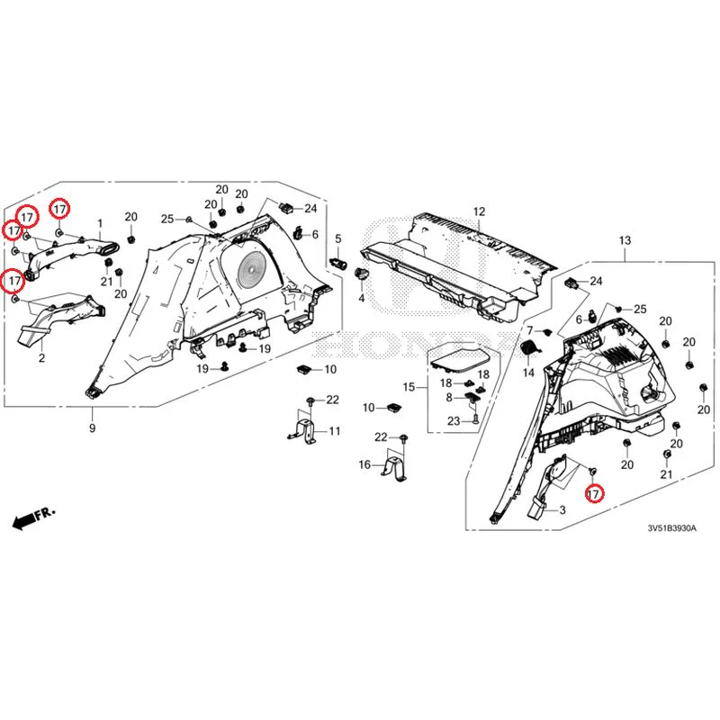 [NEW] JDM HONDA ZR-V e:HEV RZ4 2025 Side Lining GENUINE OEM - Image 18