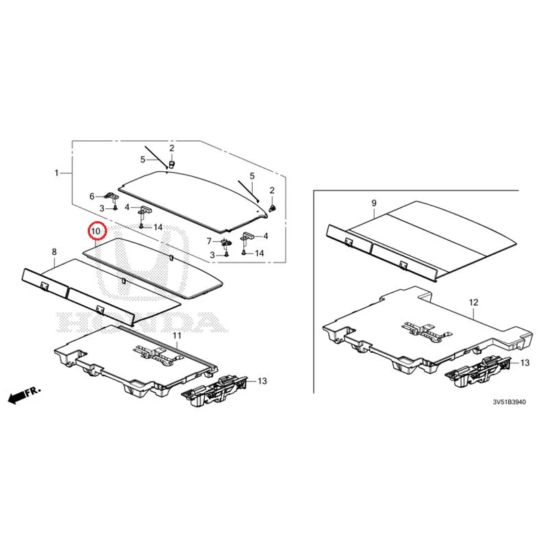 [NEW] JDM HONDA ZR-V e:HEV RZ4 2025 Trunk under box GENUINE OEM - Image 10