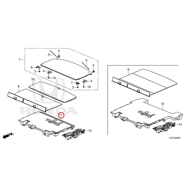 [NEW] JDM HONDA ZR-V e:HEV RZ4 2025 Trunk under box GENUINE OEM - Image 11