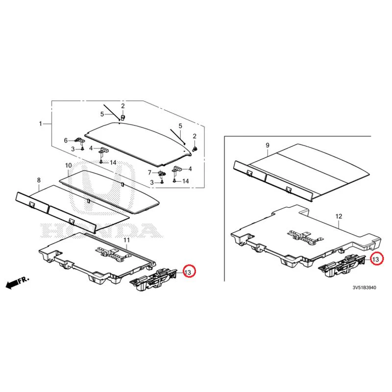 [NEW] JDM HONDA ZR-V e:HEV RZ4 2025 Trunk under box GENUINE OEM - Image 12
