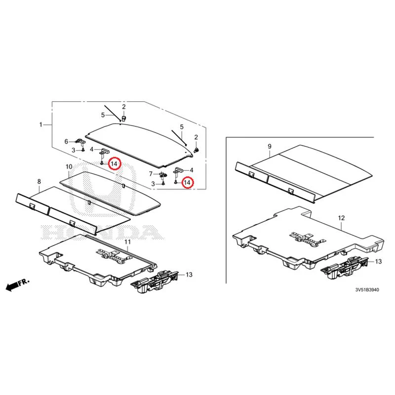 [NEW] JDM HONDA ZR-V e:HEV RZ4 2025 Trunk under box GENUINE OEM - Image 13