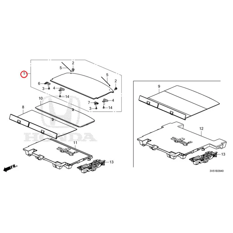 [NEW] JDM HONDA ZR-V e:HEV RZ4 2025 Trunk under box GENUINE OEM - Image 2