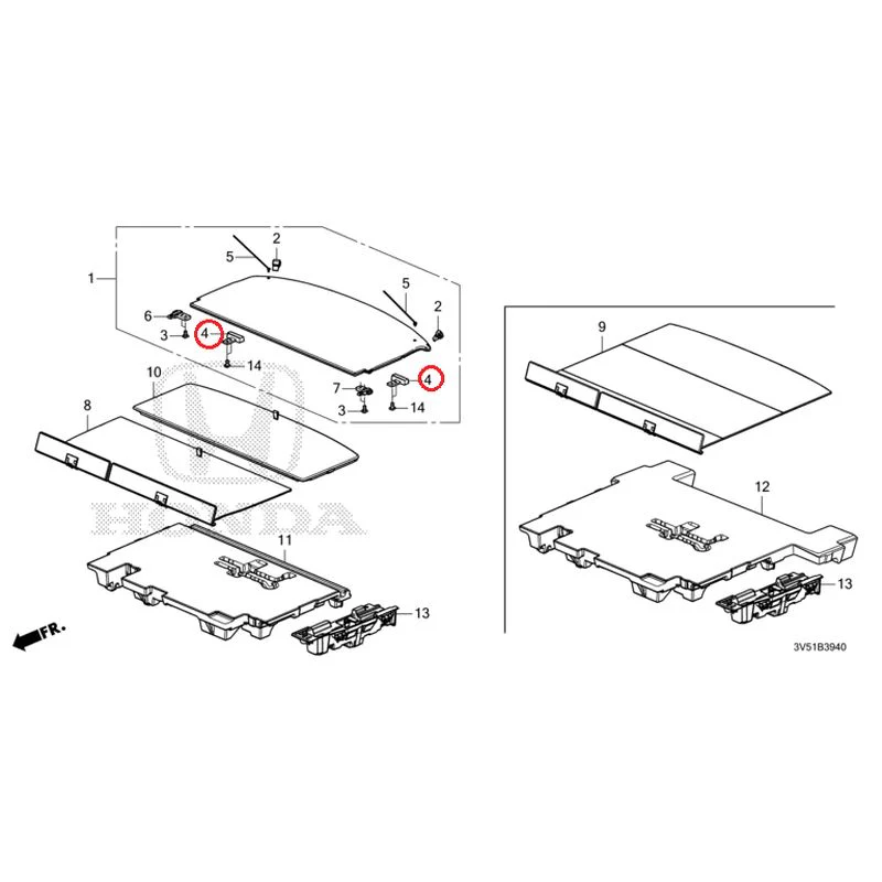 [NEW] JDM HONDA ZR-V e:HEV RZ4 2025 Trunk under box GENUINE OEM - Image 5