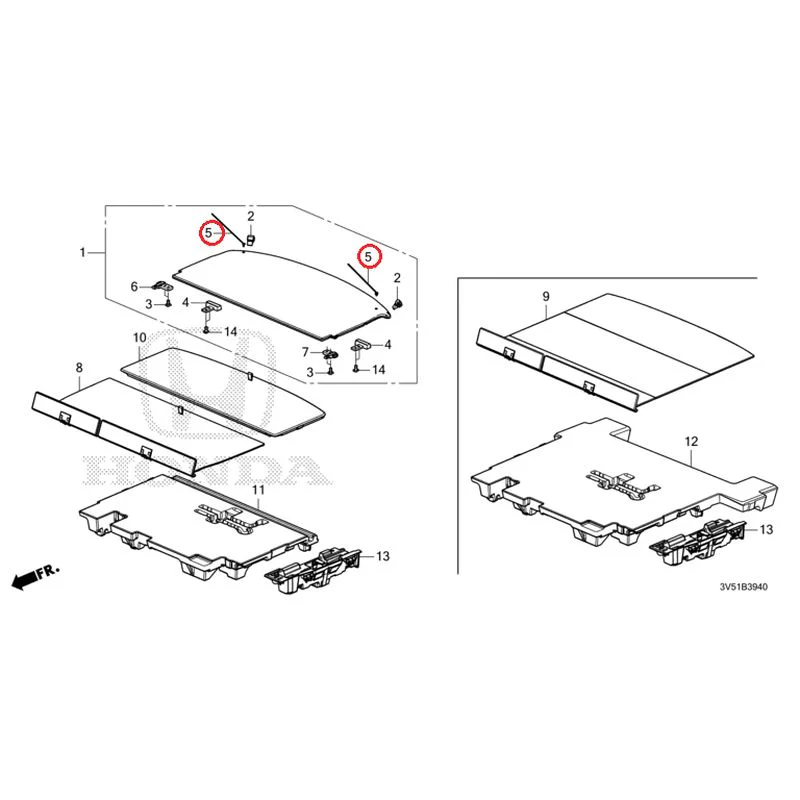 [NEW] JDM HONDA ZR-V e:HEV RZ4 2025 Trunk under box GENUINE OEM - Image 6